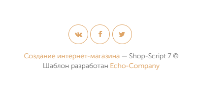Профессиональный лендинг — Блок Подвал